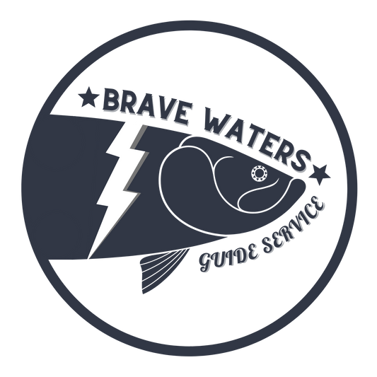 Brave Waters vinyl sticker